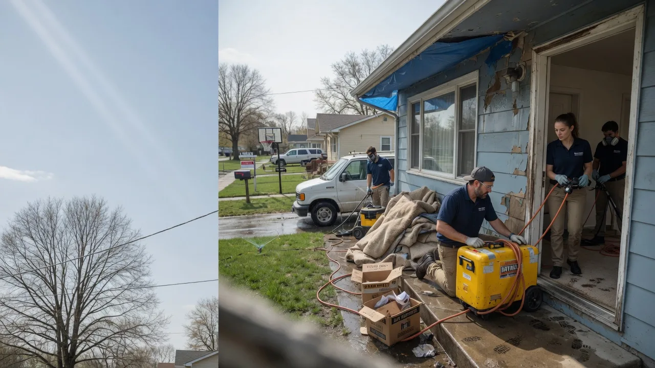 Basement Flood Cleanup in Perkinston, MS near me